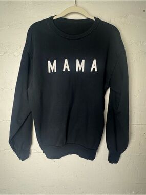 MAMA Graphic Crewneck‎ Sweatshirt by royal apparel Ethical Sustainable Cotton M